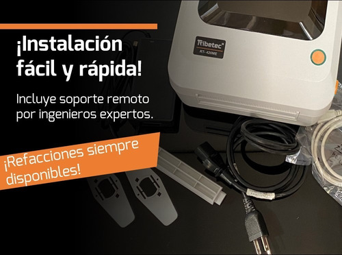 Ribetec Rt-420me Impresora Etiquetas Térmica Usb Ethernet