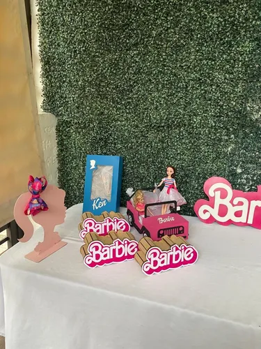 Decoracion de cheap mesa de barbie