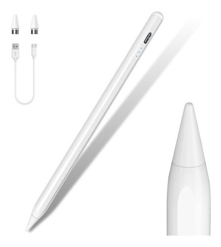 Caneta Pencil Para iPad Com Palm Rejection Ponta Fina 1.0mm 