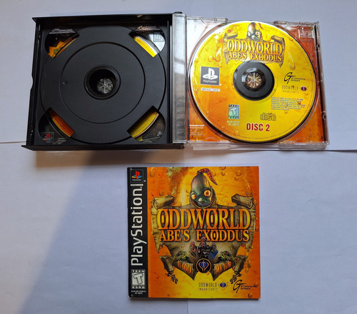 Oddworld Abe's Exoddus Ps1 Original Completo Perfeito Estado (Usado)