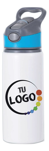 Botella Deportiva De Aluminio 650 Ml Personalizada