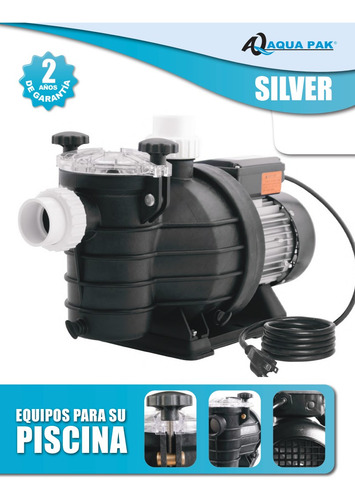 Bomba Centrífuga Para Alberca Aqua Pak Silver 7 0.75hp 115v