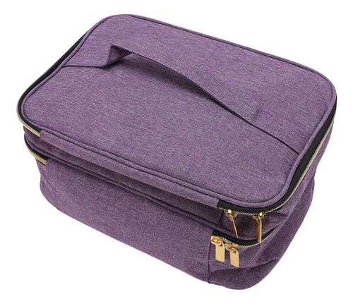 Bolsa De Costura De Doble Capa, Organizador De Accesorios, M