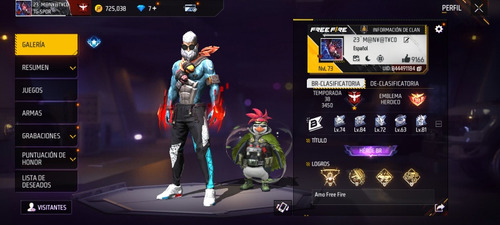 Cuenta De Free Fire Veterana