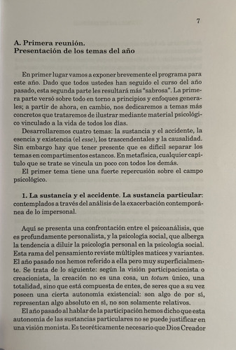Curso De Metafísica V Sustancia Y Accidente