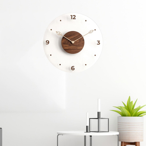 Reloj De Pared Redondo De Madera, Reloj De Pared, Moderno,