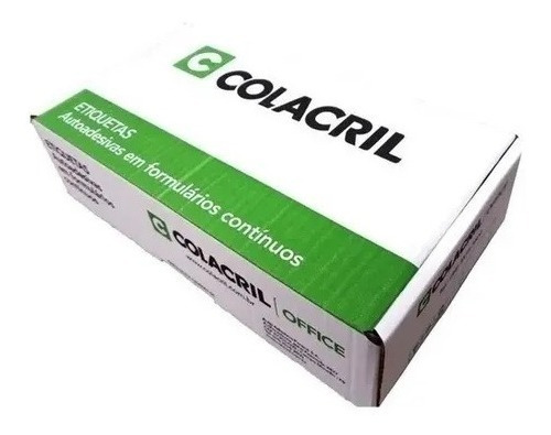 Etiqueta Matricial Formulário Cont. 128mmx74mm 2000 Colacril