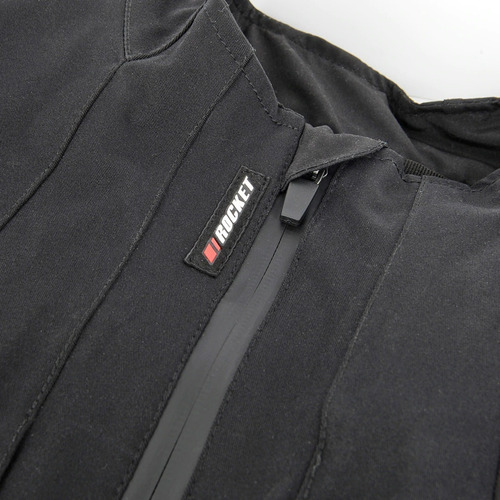 Imagen 4 de 9 de Chamarra Joe Rocket Whistler 2.0 Negra Impermeable Para Moto