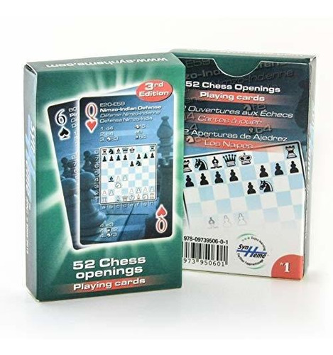 Book : 52 Chess Openings Playing Cards (english, Spanish An