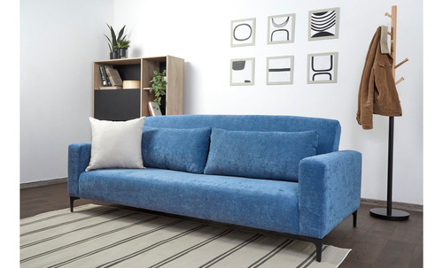 Sofa Cama Calamaro Azul Këssa Muebles