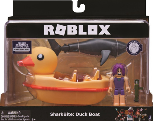 Roblox Celebrity  Sharkbite  Barco De Pato Ataque De Tiburón