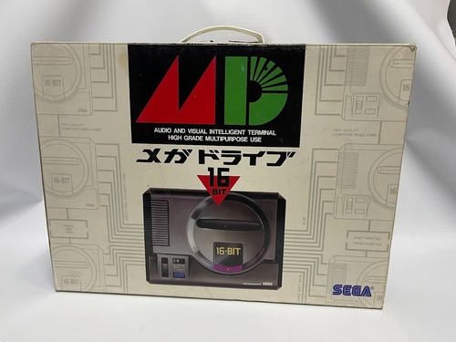 Sega Mega Drive Modelo 1 Completa En Caja Funcionando Japon Negro (Usado)