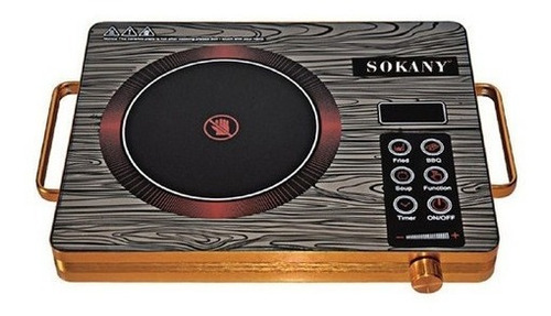 Encimera eléctrica Sokany SK-3569 marrón 220V