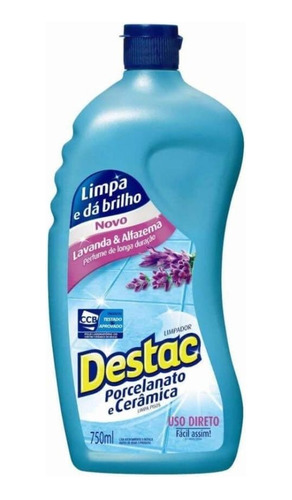 Limpador Uso Direto Destac 750ml Porcelanato