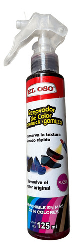 3 Renovador De Color P/ Ante, Nubuck Y Gamuza 125 Ml Fucsia