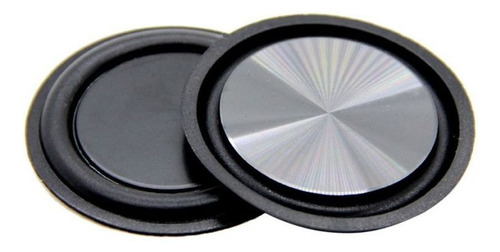 2pcs Borracha Metal Baixa Freqüência Passivo Baixo Radiador