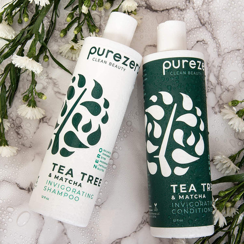 Conjunto De Shampoo E Condicionador Purezero Tea Tree & Matc