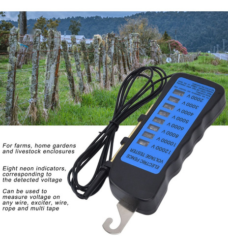 Probador De Voltaje De Cerca De Neón 12kv 2000 A 12000v 8 In