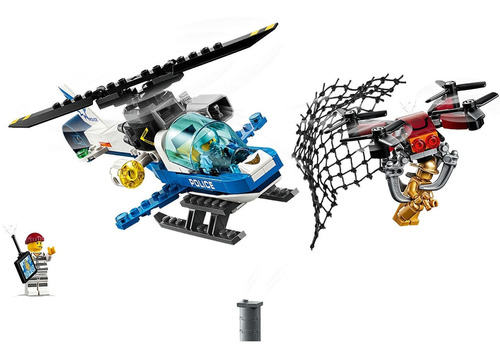 Lego City Persecucion Con Drones Lego