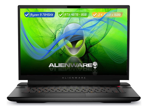  Portátil Alienware M16 Ryzen 9 16gb 1tb Ssd Rtx 4070 16  2k