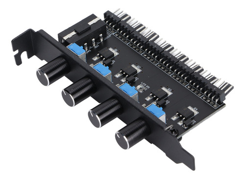 Accesorios De Computadora Fan Hub De 12 V, 4 Pines, 8 Canale