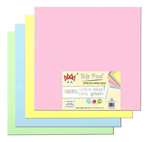 4 A 4 Blocs De Notas Adhesivos Grandes De 11 X 11 Pulgadas,