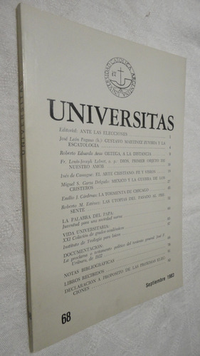 Revista Universitas - Nro 68 - Septiembre 1983 