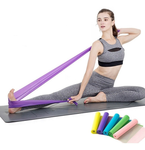 Kit 3 Faixas Elasticas Thera Band Fisioterapia