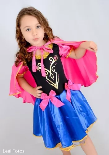 Vestido Infantil Princesa Cores - LeLa Kids