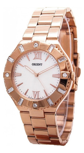 Reloj Pulsera Orient Análogo Dama Fqc0d001w Universo Binario