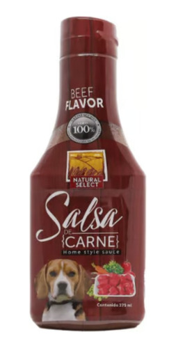 Salsa De Carne X 375 Ml Para Perro 