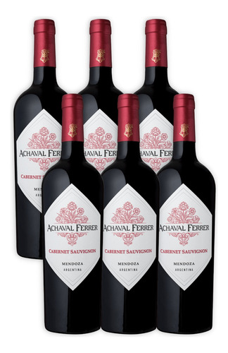 Vino  Achaval Ferrer Mendoza Cabernet Sauvignon X6u 750ml