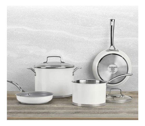 Juego De 11 Piezas Blancas Mate Para Cocina