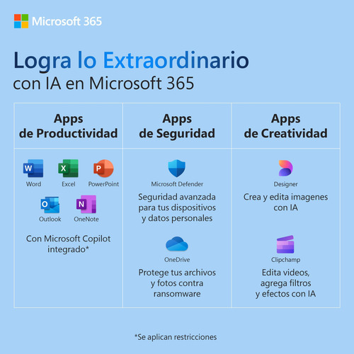 Microsoft 365 Personal 12 Meses Licencia 1 Usuario Pc Mac