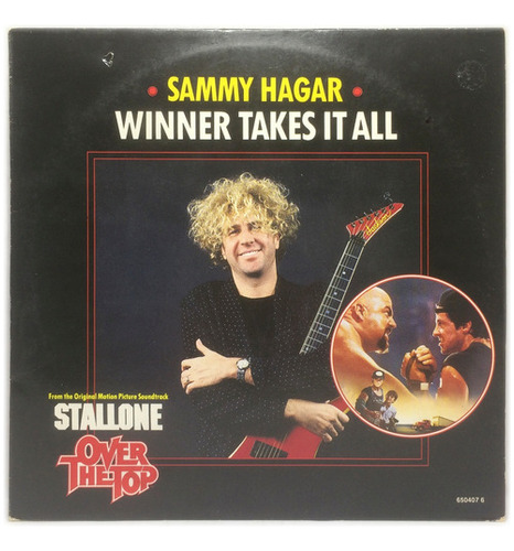 Vinilo Sammy Hagar Winner Takes It All Maxi Holandes 1987