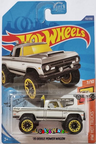 Hot Wheels ´70 Dodge Power Wagon Pickup Hot Truck 2020 Zamac