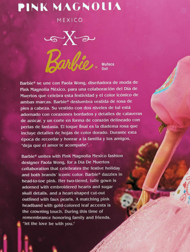 Barbie. Día De Muertos 2023. Pink Magnolia (Usado)