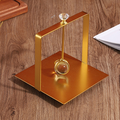 Dispensador De Pañuelos De Mesa De Metal Independiente F