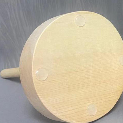 Soporte De Carrete De Hilo Giratorio De Madera Fácil De