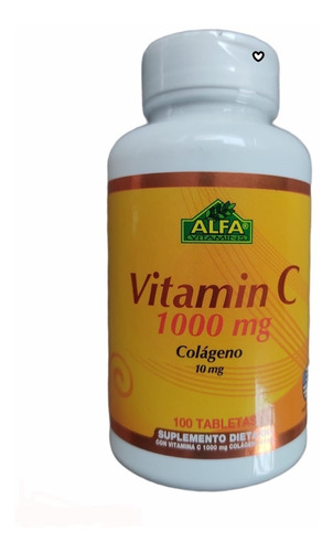 Vitamin C 1000 Mg Colágeno X100