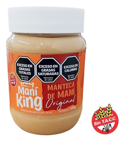 Manteca De Mani 350 Gr Mani King