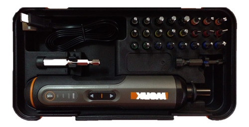 Imagem 5 de 5 de Parafusadeira Bivolt Wx240 + Maleta + Bits 4v Usb