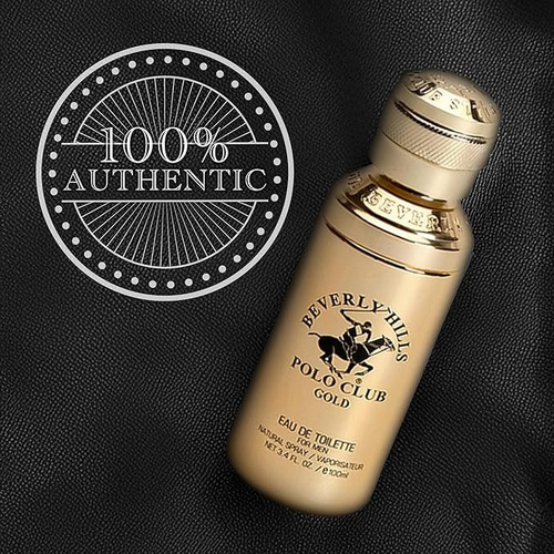 Perfume Beverly Hills Poloclub Gold De Hombre Original 75 Ml