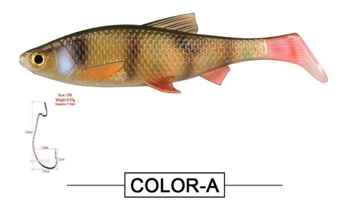 Señuelo Cebo Pesca Vinilo Alta Elasticidad 3d 7,8cm 5gr