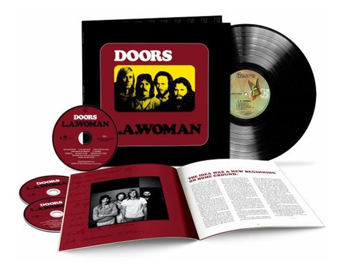 The Doors L A Woman 50th Anniversary Box Lp + 3 Cd