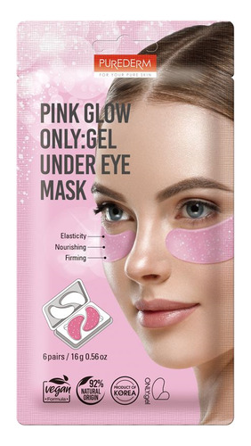 Parches Contorno De Ojos Purederm Pink Glow Only