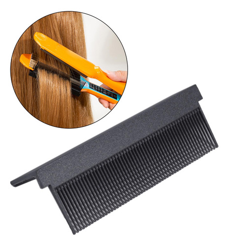 6 Accesorio De Peine Alisador Peine De Peluquería En Negro