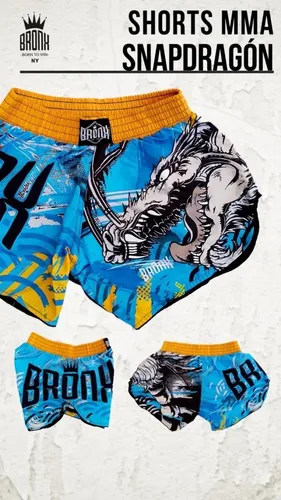 Short Muay Thai Kick Boxing Pantalon Corto Bronx Mma En3x