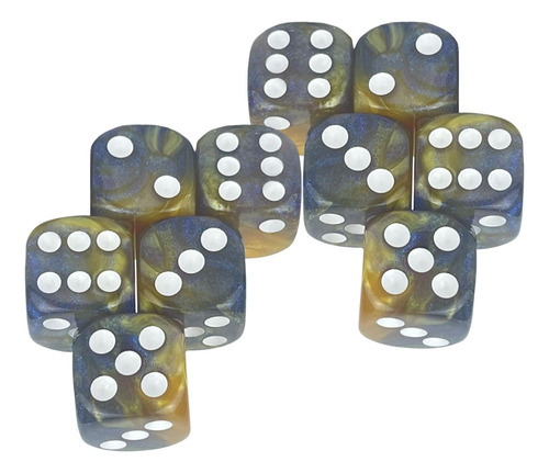 O 2 Juego Dados 10x D6 Dados Poliédricos For Suministros