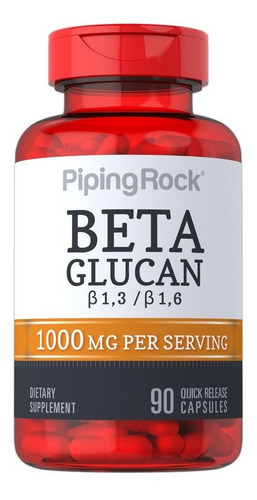 Beta Glucan Beta Glucano 1000 Mg Apoyo Sist Inmune 90 Caps